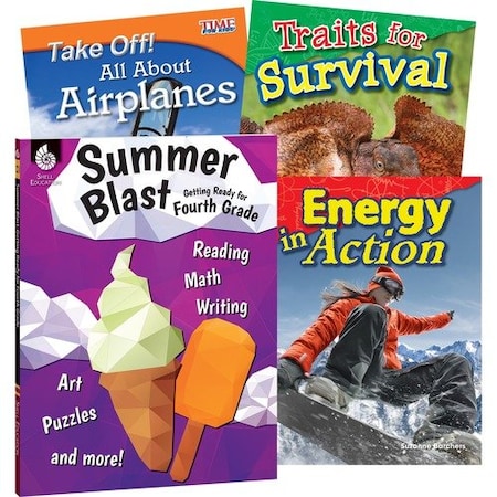 Shell Education Teacher Created Materials Book Set, Summer, Stem, GR 4, 9inx1/2inx12in, Multi SHL51674